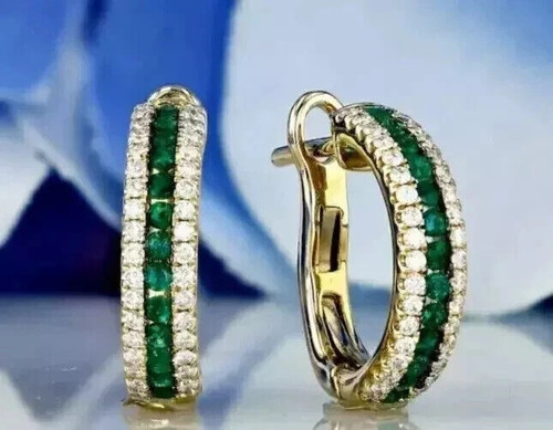 14k gelbgold beschichtet 2ct - gelbgold,