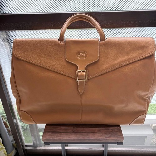 Longchamp camel leder - camel, große