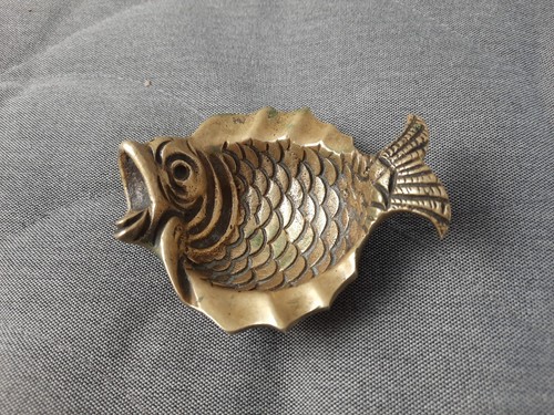 Aschenbecher fisch karpfen - aschenbecher,