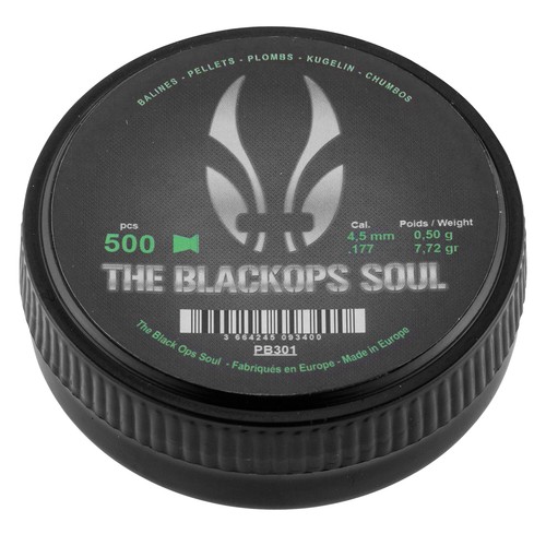 Black ops flachkopf - black,