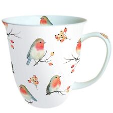 Tasse, Porzellantasse ROBIN FAMILY 0,4l Ambiente | Landhausküche, Rotkehlchen