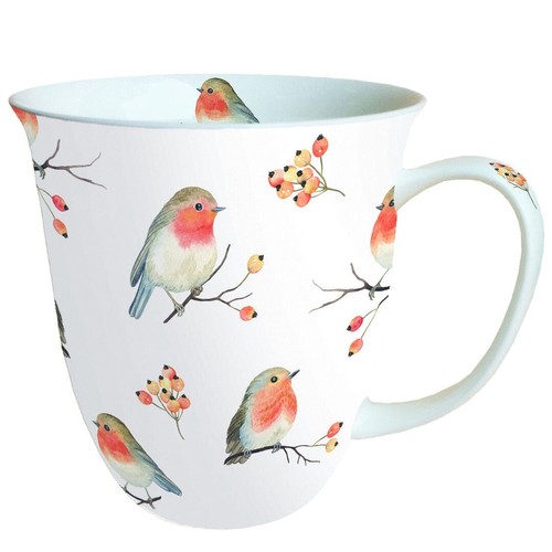 Tasse porzellantasse robin - tasse,,