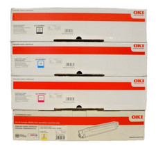 Original OKI Toner Set 42918913-6 KYMC für C9600 C9650 C9800 C9850 Neu&OVP