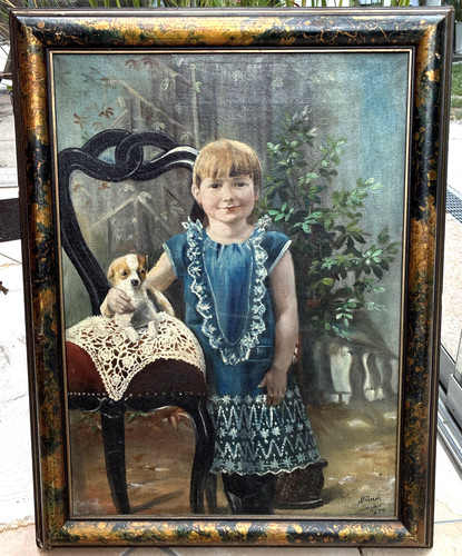 Antikes ölgemälde 1894 - antikes,