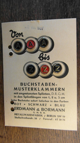 Reklame karte buchstaben - reklame-karte,