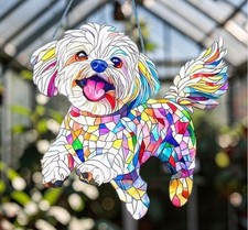 Acrylbild Fensterbild Malteser