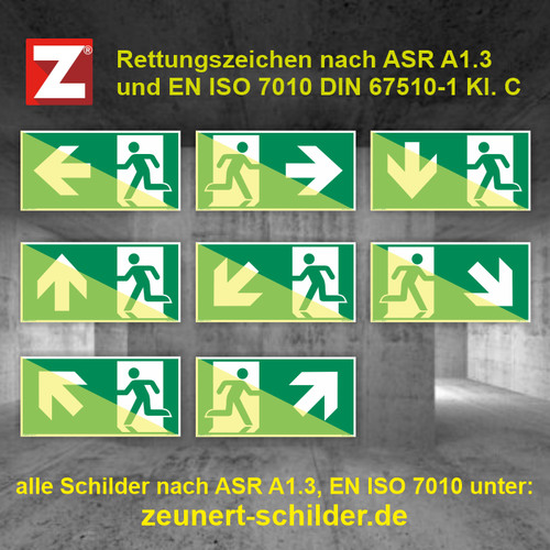 Fluchtweg schild - fluchtweg,