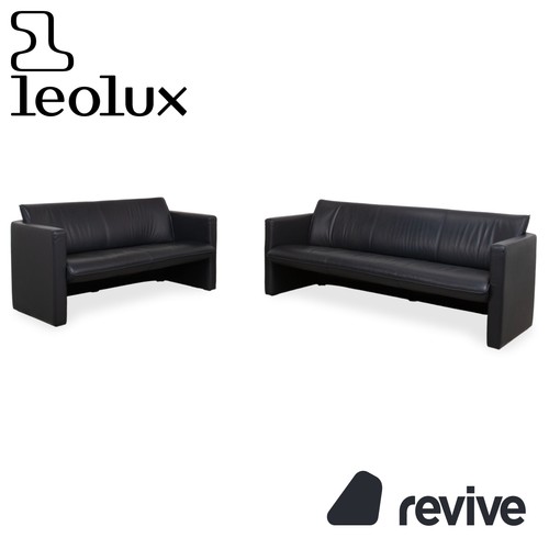 Leolux settee leather seater - leolux,
