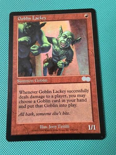 Mtg goblin lackey - lackey,, urza's