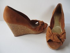 H&M ° chice Wedges  Gr. 40 braun Damen Mode Schuhe Pumps Peeptoes High Heels TOP