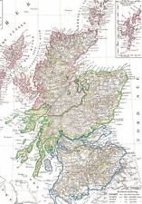 Landkarte SCHOTTLAND 181 Jahre