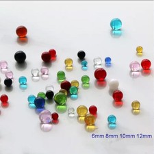 Mini Glasnuggets 5/6.3/8/10mm Muggelsteine Glasmurmeln Glassteine Farbauswahl