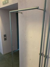 D-TEC Garderobe LENA 2, Teleskop rechts, Edelstahl, Ausstellungsstück