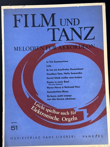 Noten film und tanz - film, melodien