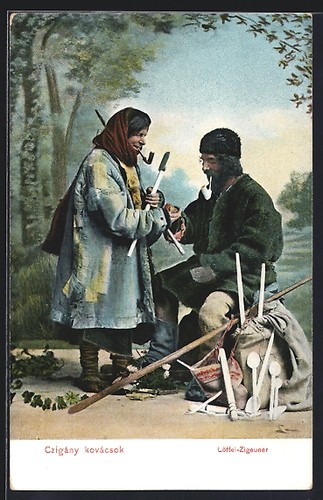 Ansichtskarte sinti und roma - und,