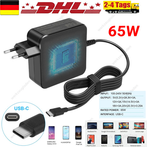 65w 20v usb typ - usb, c