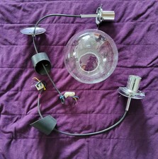 Pendelleuchte Glashütte Limburg Kugellampe Bubble 60er/70er