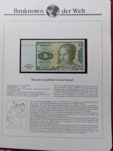 Banknoten der welt - der,