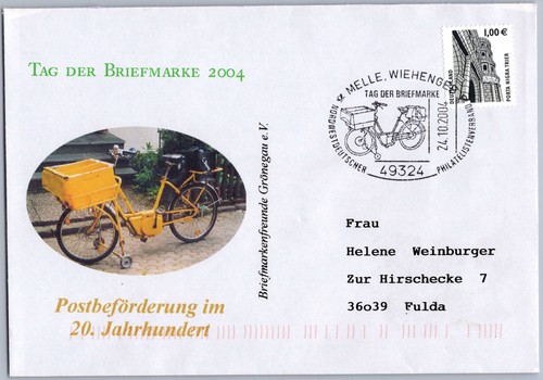Tag der briefmarke sst - briefmarke, brief