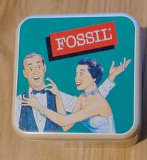 Fossil Blechdose Schmuck