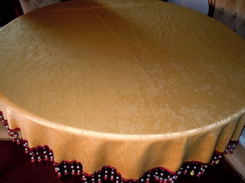 Edle samt tischdecke 155 - samt,