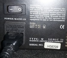 Warwick-Sonic II - Bass Amp mit Box Ultrabass BB4104