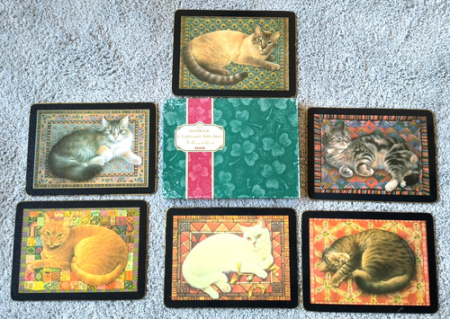 Cloverleaf table mats katzen - 6,