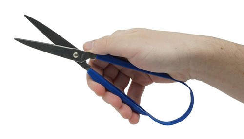 Schere mit federschlaufe - mit,