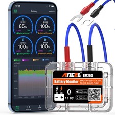 ANCEL BM200 Bluetooth Lithium-Batterie-Monitor 12V für Auto-Batterie-Test DE