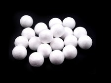 10 Styroporkugeln 20-25 mm