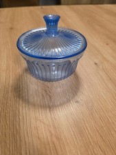 Tupperware "Diva Kristall" Zuckerdose mit Deckel blau 160ml - TOP-Zustand