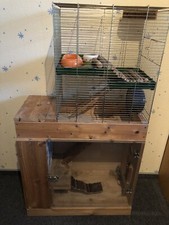 Riesengroßen Hamsterkäfig,Hamstervilla,Mäusekäfig,66x118cm,Eigenbau,mit Zubehör