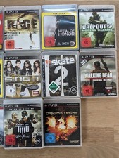 PS 3 Spielepaket, Army Of Two, Uncharted 2, Rage, Walking Dead, Assassin's etc.