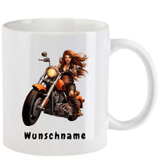 Tasse Motorrad aquarell Teil 2 - mit oder ohne  Wunschname - 10 Motive