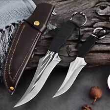 Messer Outdoor multifunktion, zwillinge Jagdmesser mit Messerscheide, Camping