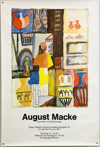 Original august macke poster - original,