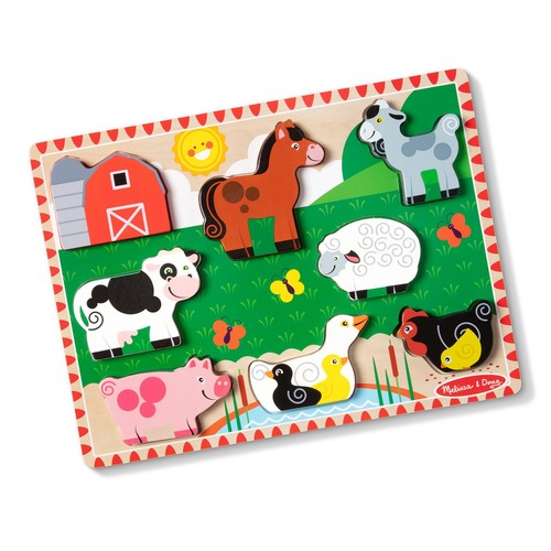 Bauernhof spieltiere puzzle - bauernhof,