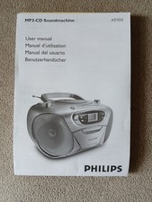 Benutzeranleitung CD- Soundmachine, CD-Player, Radio, Philips AZ1032