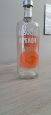 Absolut Vodka  Apeach  Version 1 -1000 ml leer SAMMLUNGSAUFLÖSUNG Deko, basteln