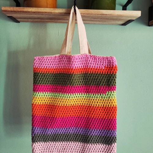 Tasche shopper gehäkelt - tasche,