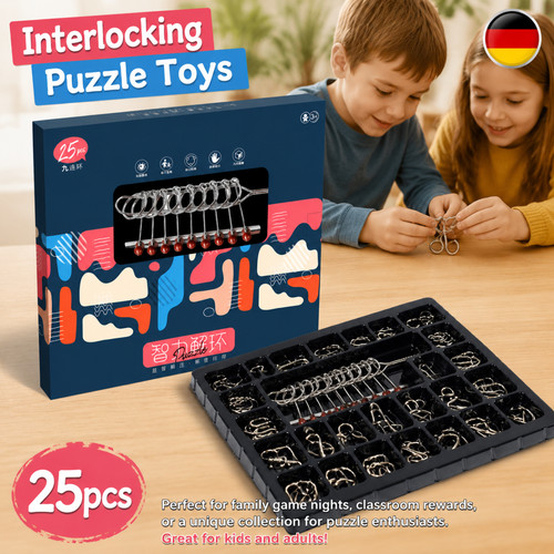 Rätsel puzzle set metall - rätsel-puzzle-set,