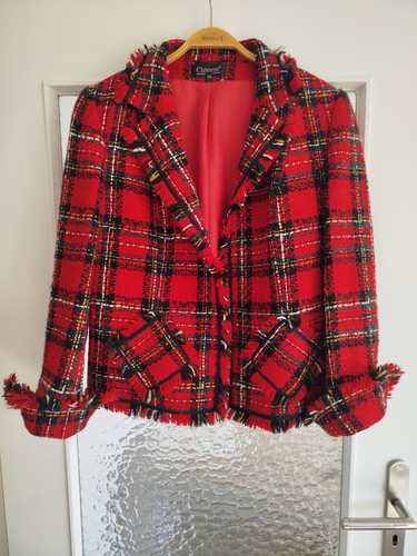 Damen jacke blazer tweed - ,