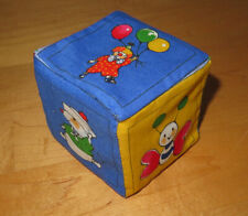 Babywürfel - Handarbeit (Baumwolle, Schaumstoff, Kantenlänge ca. 8 cm)
