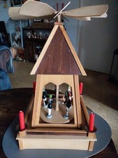 Weihnachts Pyramide Erzgebirge Bergmänner 45 cm Weihnachtspyramide Volkskunst 