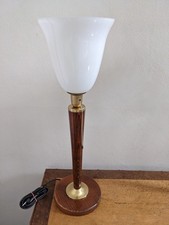 LAMPE STIL MAZDA UNILUX Farbe Nussbaum oder andere Art Deco Vintage 1930. Mit inte