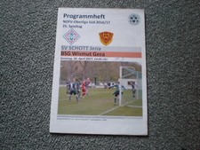 Programm    Schott Jena  -