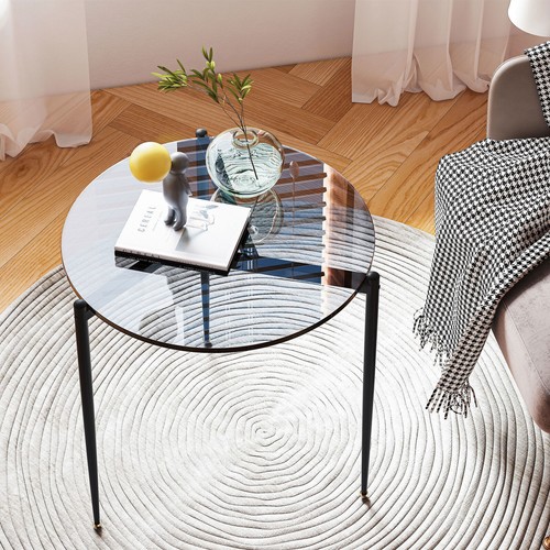 Couchtisch rund glas - rund,