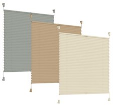 Plissee Klemmfix ohne Bohren für Fenster Tür Plisseerollo Wabenplissee Easyfix