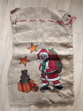 Großer Nikolaus Weihnachtsmann Geschenkesack bedruckt und schnürbar