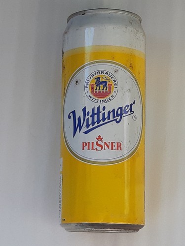 Alte leere bierdose - alte,